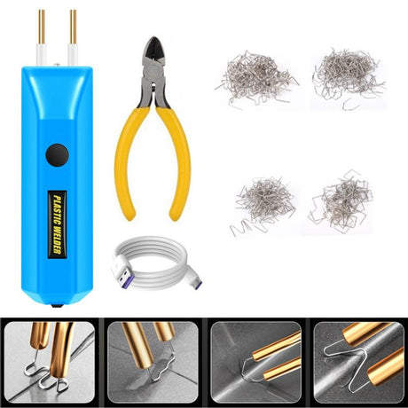 Lithium Plastic Welding Machine Rechargeable Cordless Car Bumper Plastic Repair Welder Parts Repair Tool - LYDARZ