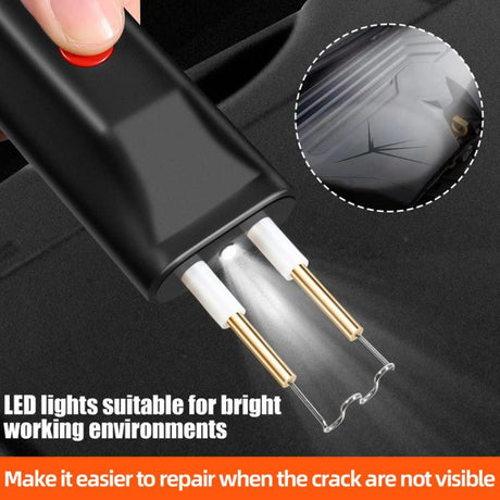 Lithium Plastic Welding Machine Rechargeable Cordless Car Bumper Plastic Repair Welder Parts Repair Tool - LYDARZ