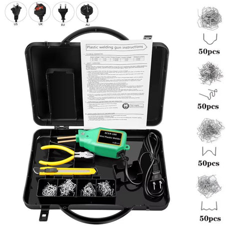 Car Bumper Welding Plastic Welding Tools Welding Wire Patch Nail Hot Stapler Repair Welder - LYDARZ