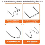 Car Bumper Welding Plastic Welding Tools Welding Wire Patch Nail Hot Stapler Repair Welder