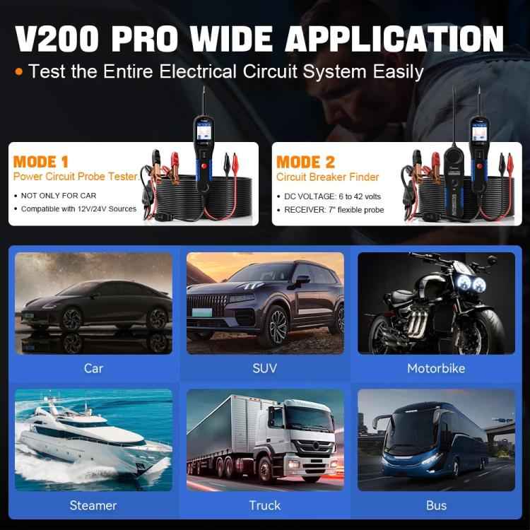 VDIAGTOOL Automobile Circuit Fault Detector Repair Tool