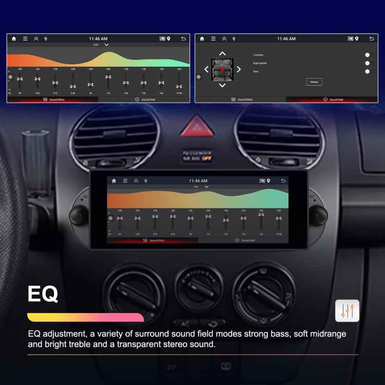 For Volkswagen Beetle 2002-2010 6.86 inch 2+64G Horizontal Screen Android Car Player, Standard, Standard+AHD+Microphone