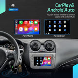 Para Alfa Romeo MITO 2008-2016, pantalla horizontal de 7 pulgadas, Android 15, Carplay, control central integrado, 4+64 GB, 2+64 GB