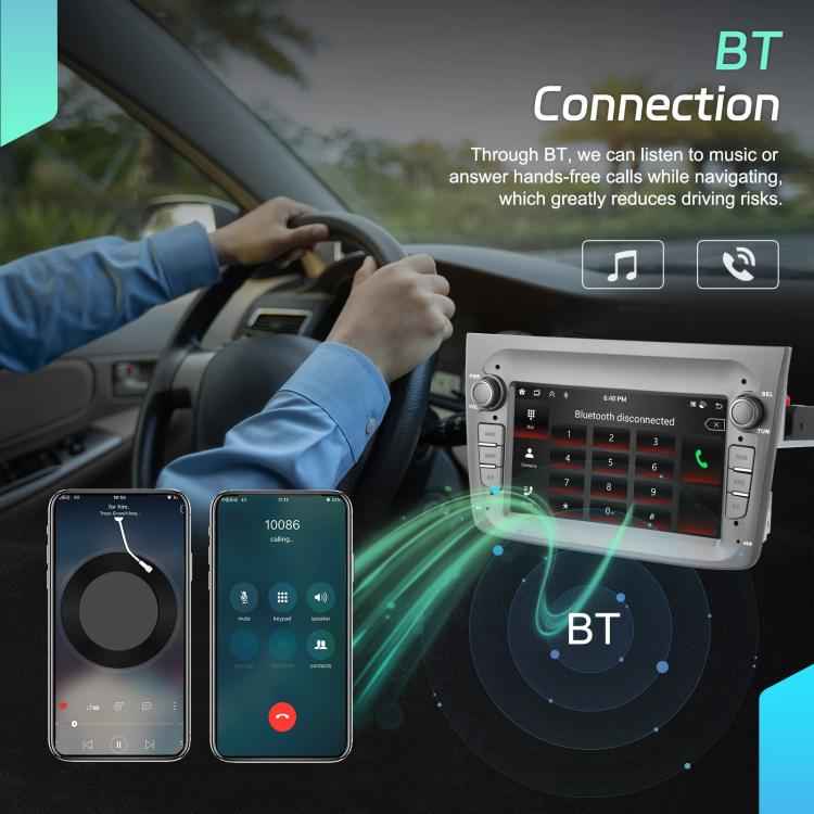 For Alfa Romeo MITO 2008-2016 7 inch Horizontal Screen Android 15 Carplay Car Center Control Integrated Machine, 4+64G, 2+64G