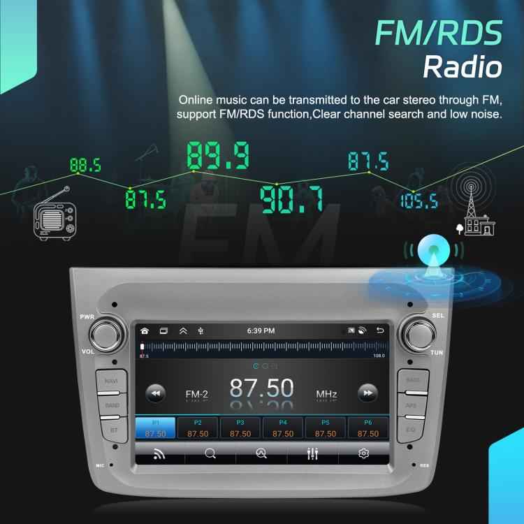 For Alfa Romeo MITO 2008-2016 7 inch Horizontal Screen Android 15 Carplay Car Center Control Integrated Machine, 4+64G, 2+64G