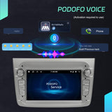 Para Alfa Romeo MITO 2008-2016, pantalla horizontal de 7 pulgadas, Android 15, Carplay, control central integrado, 4+64 GB, 2+64 GB