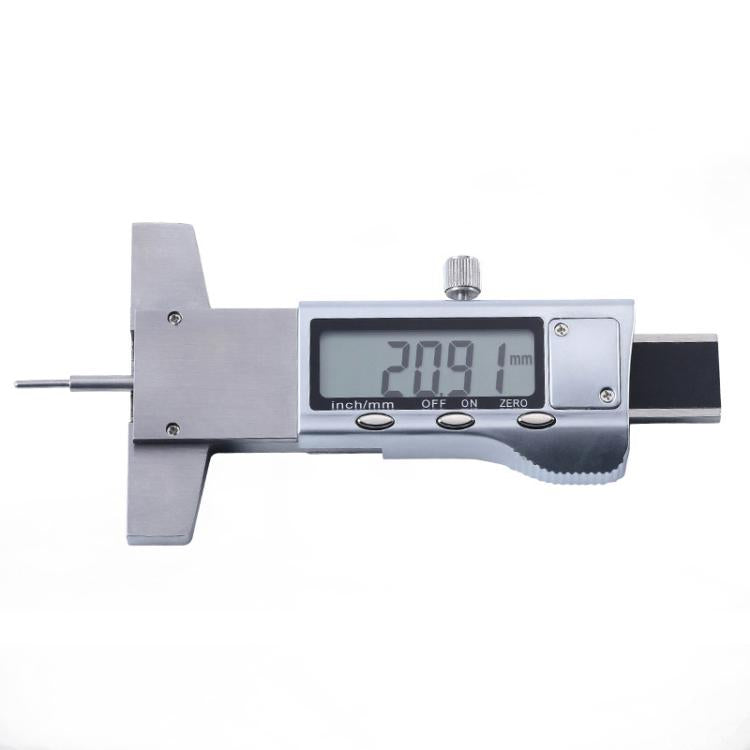 Medidor digital de profundidad de la banda de rodadura de neumáticos Syntek: calibrador con pantalla electrónica para mediciones de 0 a 25 mm