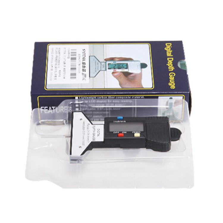Regla de profundidad digital Syntek de 0 a 25 mm para una medición precisa de la banda de rodadura de los neumáticos