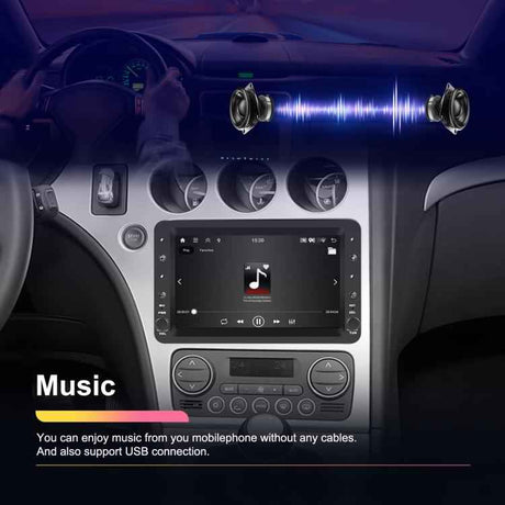 For Alfa Romeo 159 7 inch Horizontal Screen Carplay Car Navigation Center Control Integrated Machine, 2+64G, 4+64G