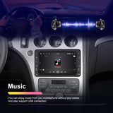 Para Alfa Romeo 159, pantalla horizontal de 7 pulgadas, Carplay, sistema de navegación central, control integrado, 2+64 GB, 4+64 GB