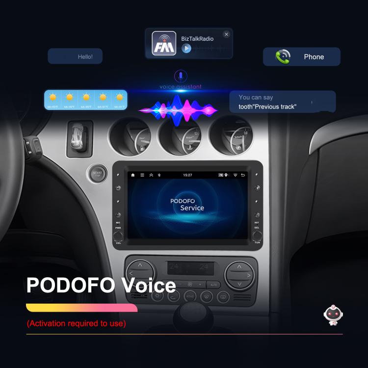 Para Alfa Romeo 159, pantalla horizontal de 7 pulgadas, Carplay, sistema de navegación central, control integrado, 2+64 GB, 4+64 GB