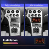 Para Alfa Romeo 159, pantalla horizontal de 7 pulgadas, Carplay, sistema de navegación central, control integrado, 2+64 GB, 4+64 GB
