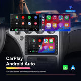 Para Alfa Romeo 159, pantalla horizontal de 7 pulgadas, Carplay, sistema de navegación central, control integrado, 2+64 GB, 4+64 GB