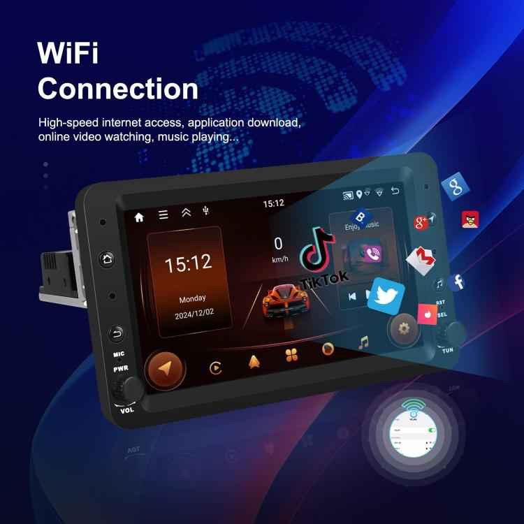 For Alfa Romeo 159 7 inch Horizontal Screen Carplay Car Navigation Center Control Integrated Machine, 2+64G, 4+64G