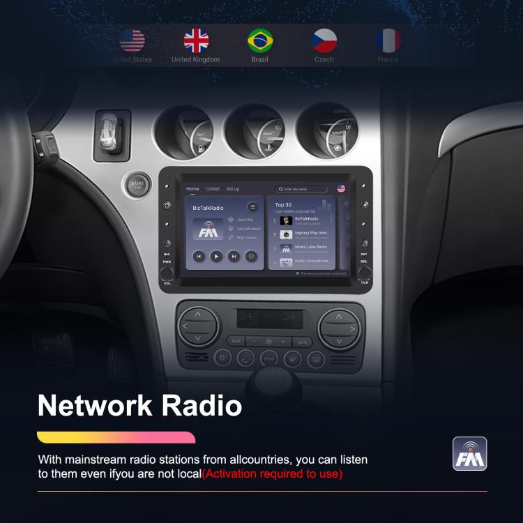 Para Alfa Romeo 159, pantalla horizontal de 7 pulgadas, Carplay, sistema de navegación central, control integrado, 2+64 GB, 4+64 GB