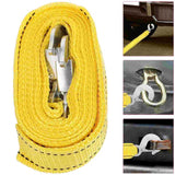 Cuerda de remolque resistente de 4 m y 3 toneladas para emergencias de vehículos.