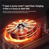 Portable Wireless Car Air Pump with Digital Display - SUITU ST-9648B