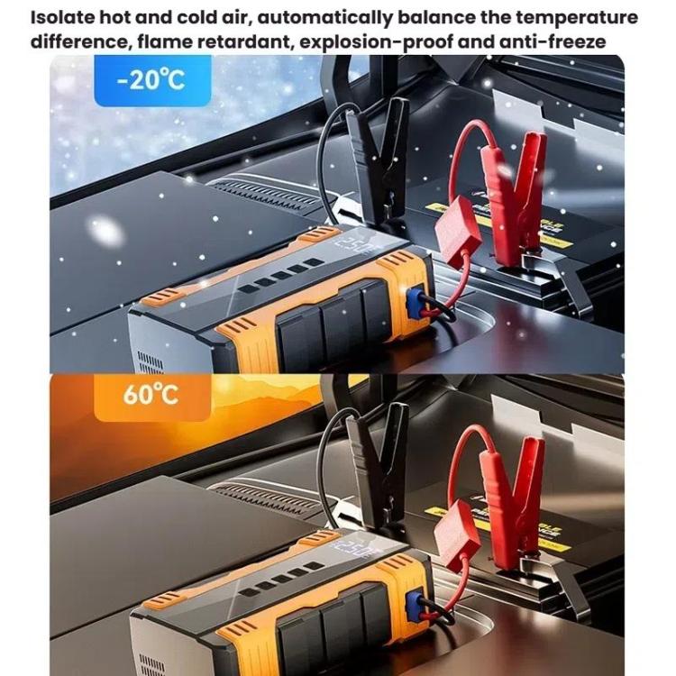 Arrancador de emergencia para coche SUITU ST-9645: arrancador universal para un rápido aumento de potencia del vehículo.