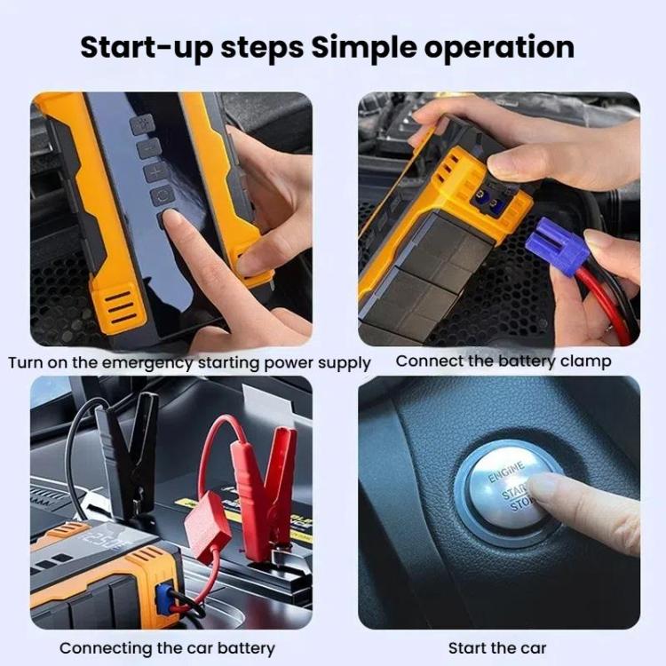 Arrancador de emergencia para coche SUITU ST-9645: arrancador universal para un rápido aumento de potencia del vehículo.