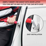 Car Handle Assist Device For Elderly People Getting Out Of  A Car With Cane
