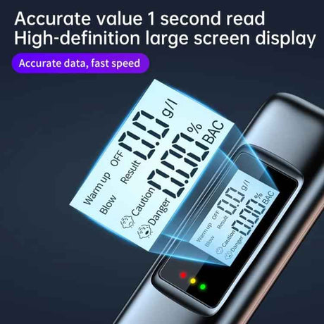 High-Precision Alcohol Tester Breathalyzer For Drunk Driving Detection