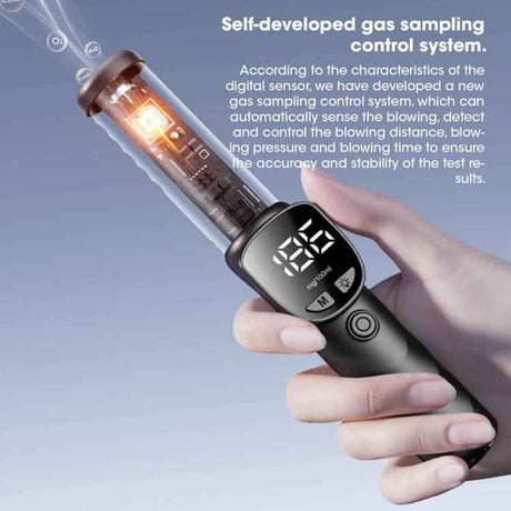 Breath-Type Traffic High-Precision Alcohol Tester Handheld Digital Display Drunk Driving Detector