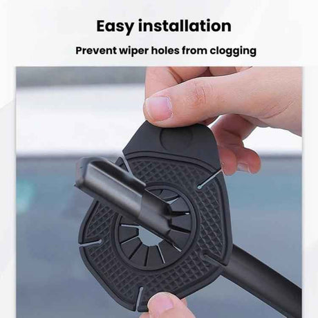 10pcs Car Wiper Hole Protective Cover Wiper Dust-Proof Leak-Proof Plug Protective Silicone Pad