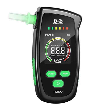 R&D INSTRUMENTS RD900 High-Sensitivity Rapid Screening Alcohol Tester Portable Breath Alcohol Detector, RD900