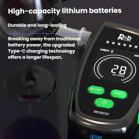 R&D INSTRUMENTS RD900 High-Sensitivity Rapid Screening Alcohol Tester Portable Breath Alcohol Detector, RD900