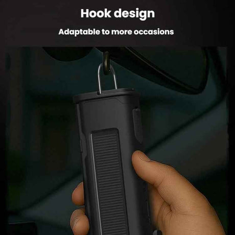 SB-2026 Car Window Breaking Safety Hammer Multi-Functional Emergency Light & Seatbelt Cutter Escape Tool