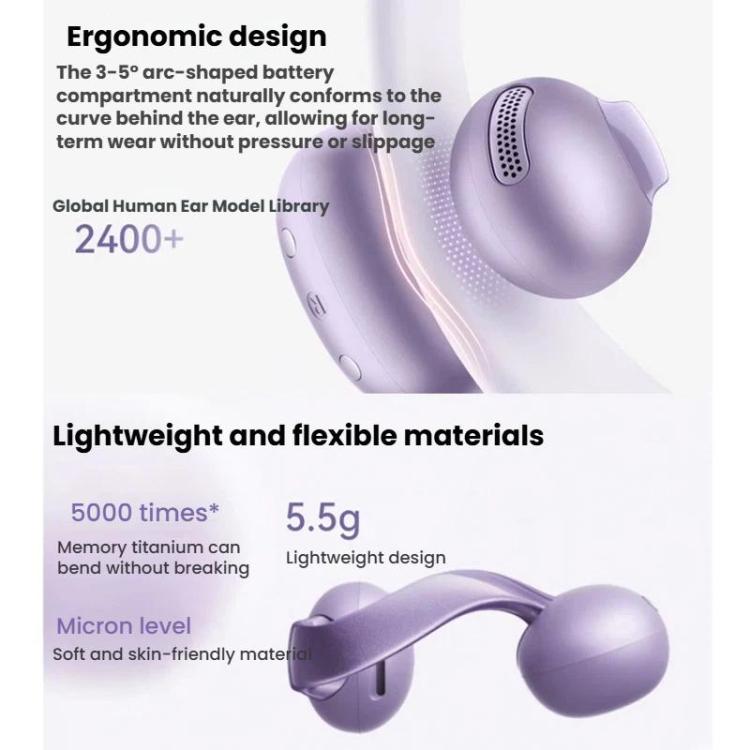 ANKER SoundCore C50i Ear Clip Air Conduction Bluetooth Earphones Wireless Open-Ear Sports Earphones