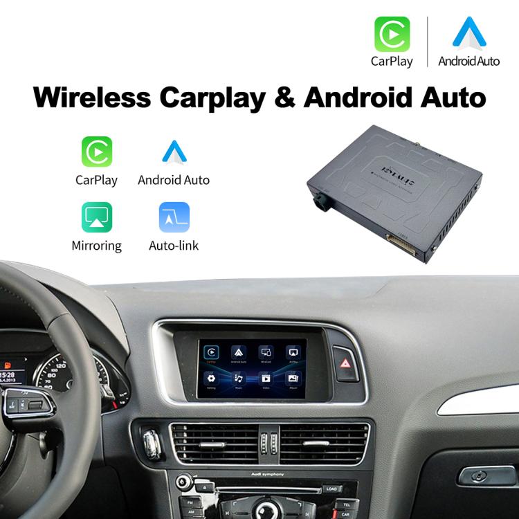 JOYEAUTO WZAU Wireless CarPlay Module Decoder, For Audi A4L/A5/Q5/B8 Without MMI 2010-2016, For Audi A3MMI 2012-2018, 2016-2018 A4/A5/Q2/Q7/B9