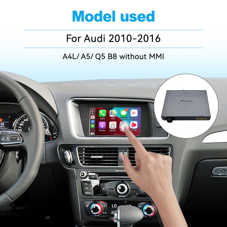 JOYEAUTO WZAU Wireless CarPlay Module Decoder, For Audi A4L/A5/Q5/B8 Without MMI 2010-2016, For Audi A3MMI 2012-2018, 2016-2018 A4/A5/Q2/Q7/B9