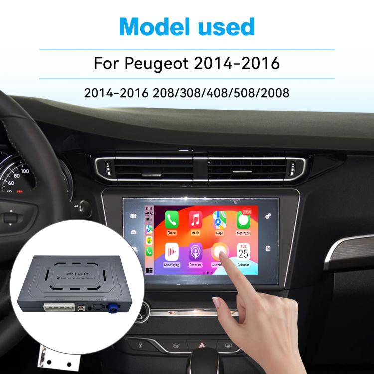 Wireless CarPlay Module, For Peugeot 208/2008/308/408/508 2014-2016, WZPG-1 For Peugeot