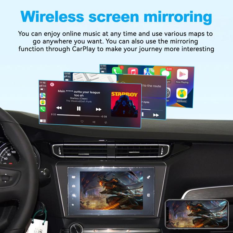 Wireless CarPlay Module, For Peugeot 208/2008/308/408/508 2014-2016, WZPG-1 For Peugeot
