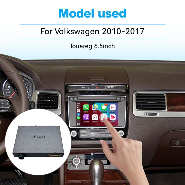JOYEAUTO WZVW-1 For Volkswagen Touareg 8.0 inch Screen 2010-2017 Wireless CarPlay Module Decoder Box, WZVW-1