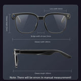 M02S Smart Glasses with 8MP HD Camera, 1080P Video, AI Voice Assistant, Recording, Translation, Transparent, Sunglasses, Photochromic, Transparent+Sunglasses, Transparent+Photochromic