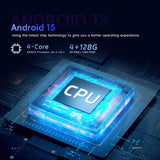 For Honda Civic 2001-2005 Android Car Central Control Screen Navigation Bluetooth Player, 8-Core 4GB + 64GB, 8-Core 6GB + 128GB