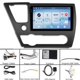 For Honda Civic US Left Hand Drive Android Car Central Control Screen Navigation Bluetooth Player,8-Core 4GB + 64GB, 8-Core 6GB + 128GB
