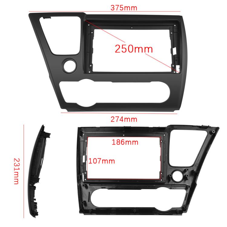 For Honda Civic US Left Hand Drive Android Car Central Control Screen Navigation Bluetooth Player,8-Core 4GB + 64GB, 8-Core 6GB + 128GB