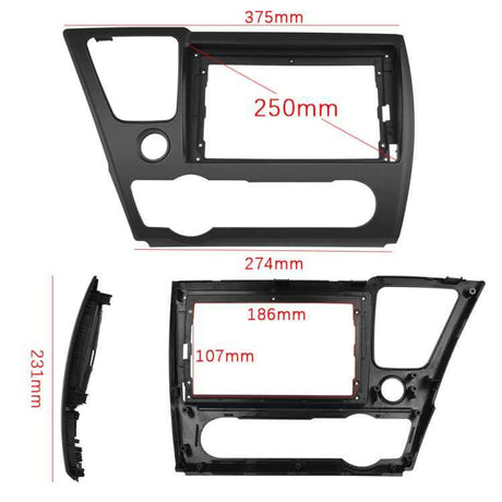 For Honda Civic US Left Hand Drive Android Car Central Control Screen Navigation Bluetooth Player,8-Core 4GB + 64GB, 8-Core 6GB + 128GB