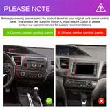 For Honda Civic US Left Hand Drive Android Car Central Control Screen Navigation Bluetooth Player,8-Core 4GB + 64GB, 8-Core 6GB + 128GB