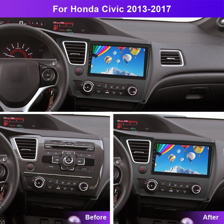 For Honda Civic US Left Hand Drive Android Car Central Control Screen Navigation Bluetooth Player,8-Core 4GB + 64GB, 8-Core 6GB + 128GB