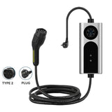 European Standard Portable Car Charger With Display Portable AC Charging Cable For Home Use, 7KW, 3.5KW, 11KW, 22KW