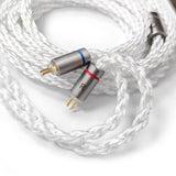 Upgraded Dual-Pin Headphone Cable With Single-Crystal Copper, Length: 1.2m, 3.5mm+4.4mm, 3.5mm+4.4mm+Type-C