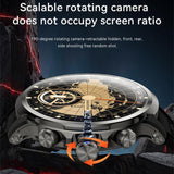 4G Global SIM Card Slot Rotating Camera For Calls / Photos Smartwatch