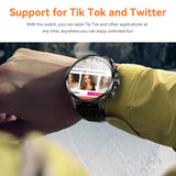 4G Global Access Google Store Rotating Camera Smartwatch