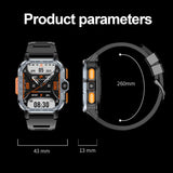 Eurasian African Versions 4G SIM Card Slot Rugged Sports Smartwatch With Google Play Store, Black 2+16G, Silver 2+16G, Black 4+64G, Silver 4+64G
