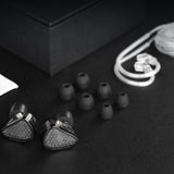 KZ AS16 PRO X 16BA In-Ear Hi-Fi Monitoring 1.2m Wired Earphone, Standard, With Mic