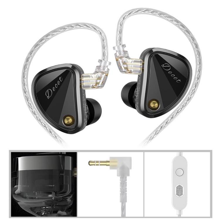 KZ Decet 3.5mm Array-style 10-Driver Dynamic 1.2m Wired Earphone, Original Sound Standard, Original Sound With Mic, Tuned Standard, Tuned With Mic